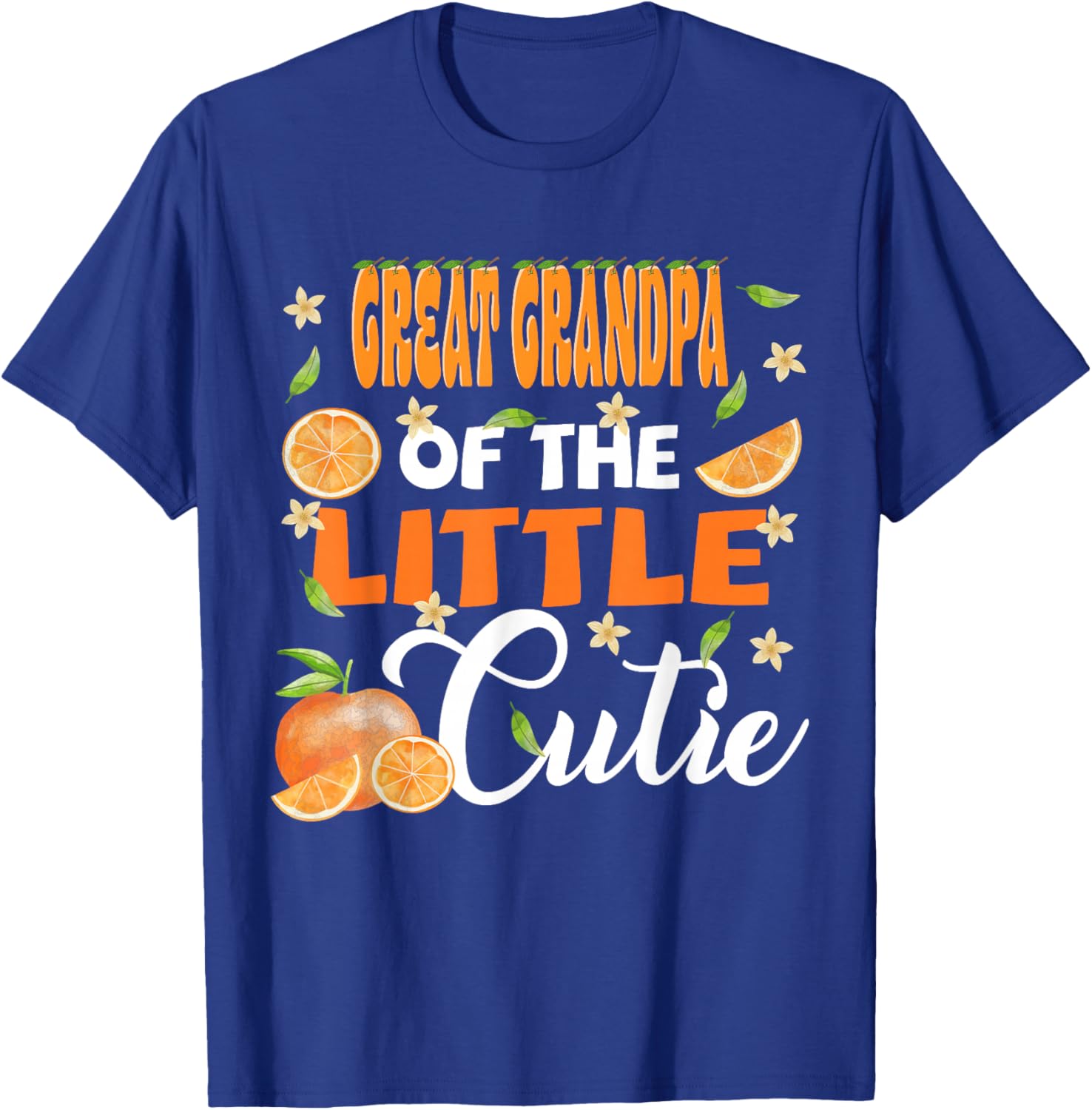 Great Grandpa of The Little Cutie Orange Clementine Bday T-Shirt - T-Shirt | Royal