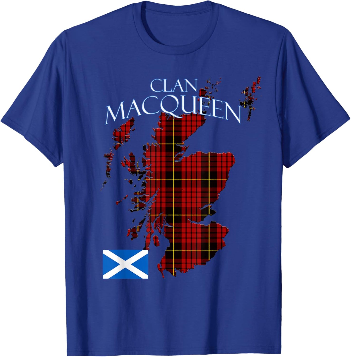 MacQueen Scottish Clan Tartan Scotland T-Shirt - T-Shirt | Royal