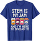 STEM is My Jam | Science Technology Engineering Mathematics T-Shirt - T-Shirt | Royal