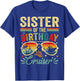 Sister Of The Birthday Cruiser Sunglasses Cruise Vintage T-Shirt - T-Shirt | Royal