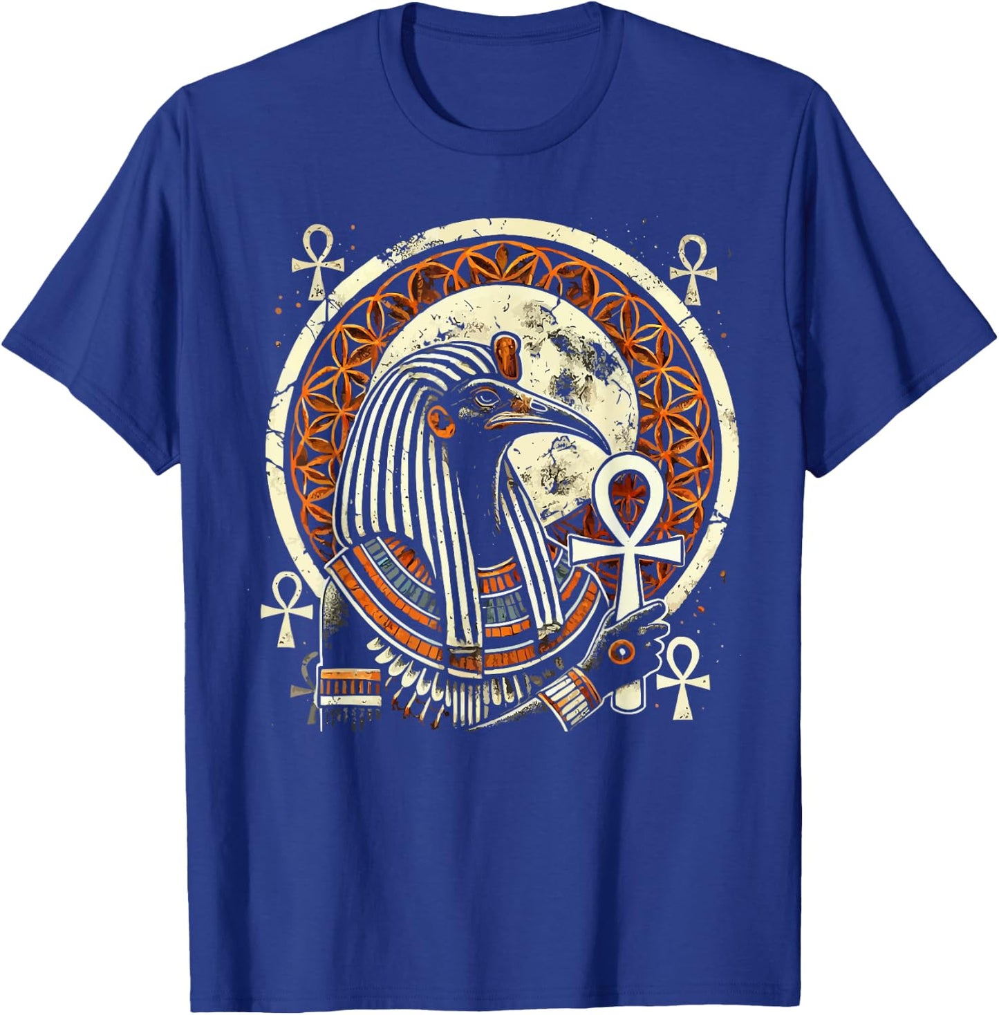 Thoth Egyptian God Egyptian Mythology Pyramid Ancient Egypt T-Shirt - T-Shirt | Royal