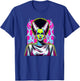 Bride of Frankenstein Bride Vibrant Classic Halloween Horror T-Shirt - T-Shirt | Royal