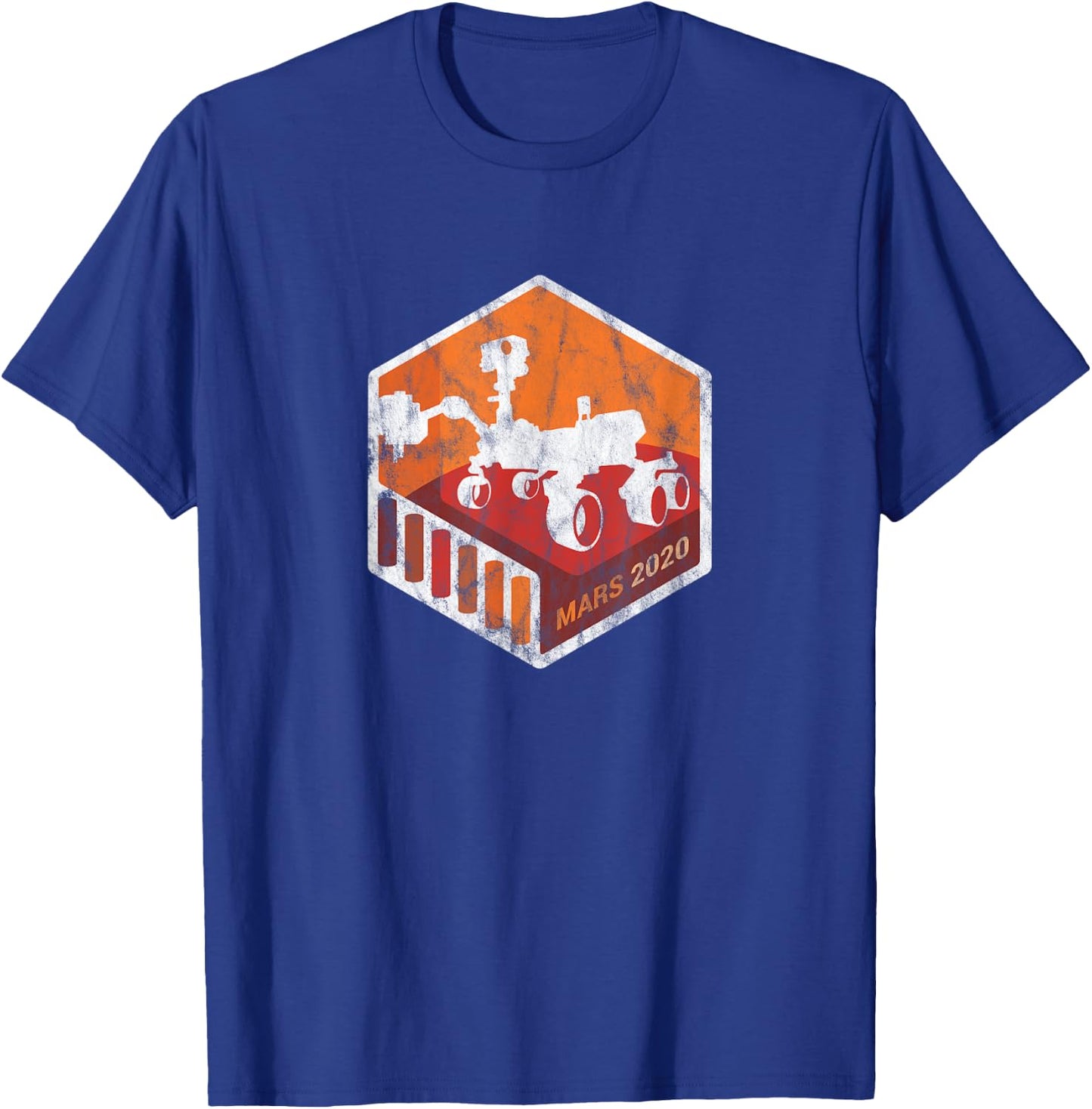 NASA JPL Mars 2020 Rover Mission Mars Exploration Vintage T-Shirt - T-Shirt | Royal