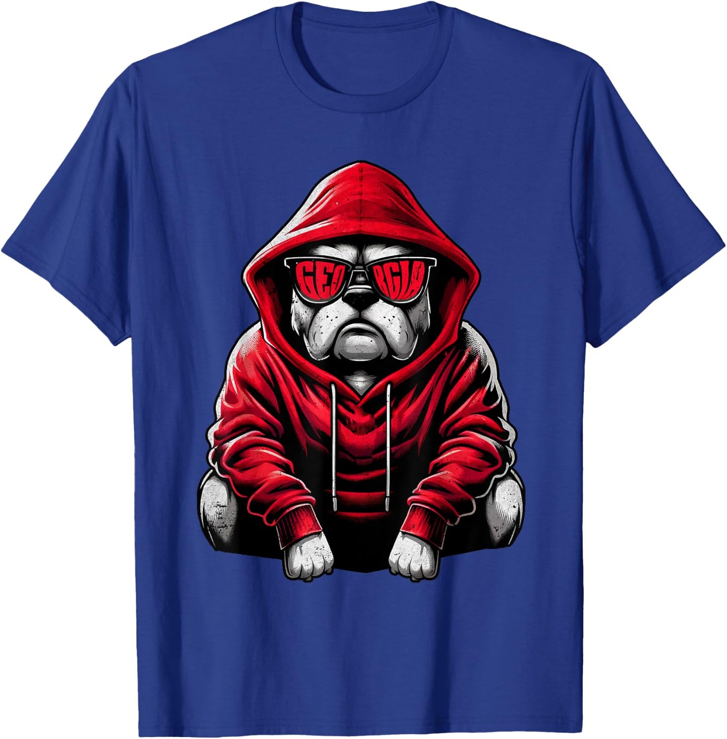 Graphic Bulldog Name Personalized | Bulldog Animal Cute Dogs T-Shirt - T-Shirt | Royal