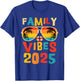 Family 2025 Vibes Family Reunion Vacation Making Memories T-Shirt - T-Shirt | Royal