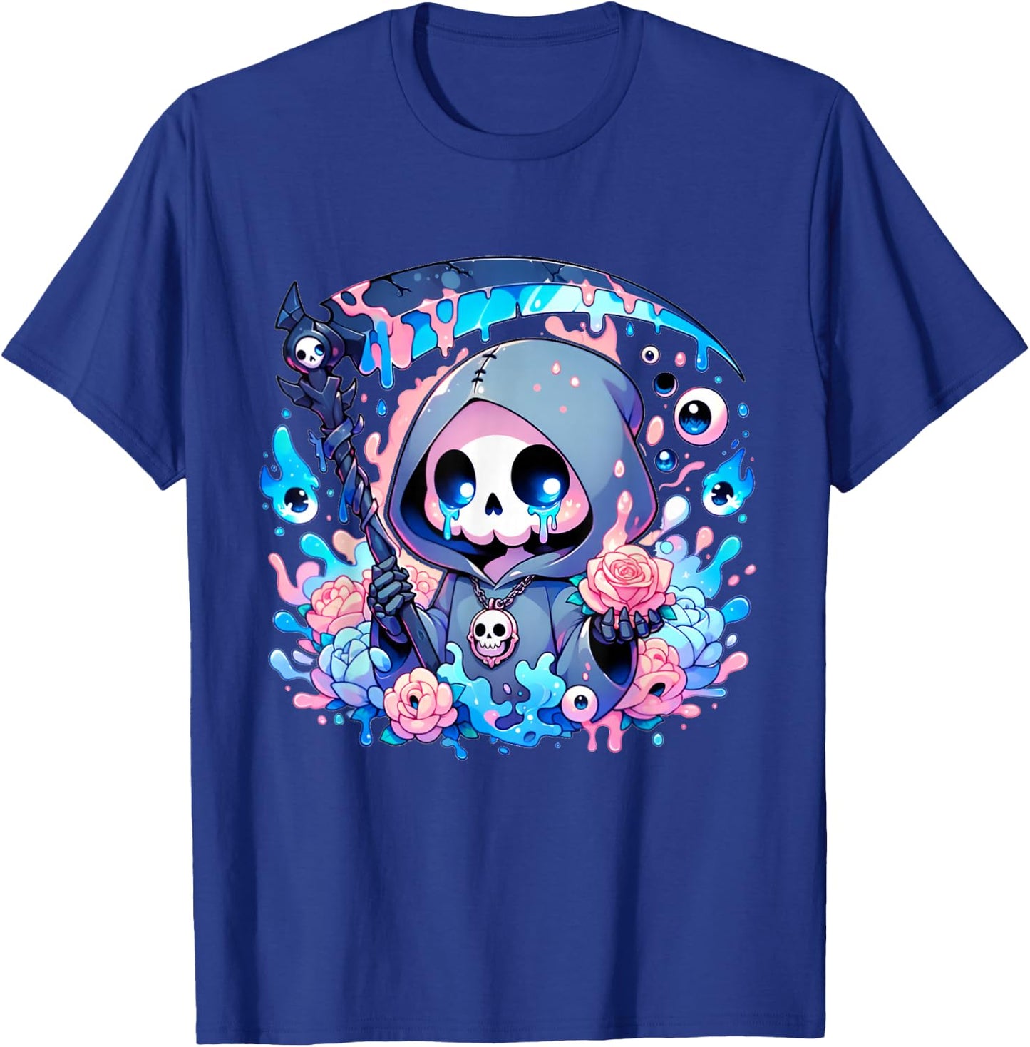 Cute Kawaii Pastel Goth Reaper T-Shirt - T-Shirt | Royal
