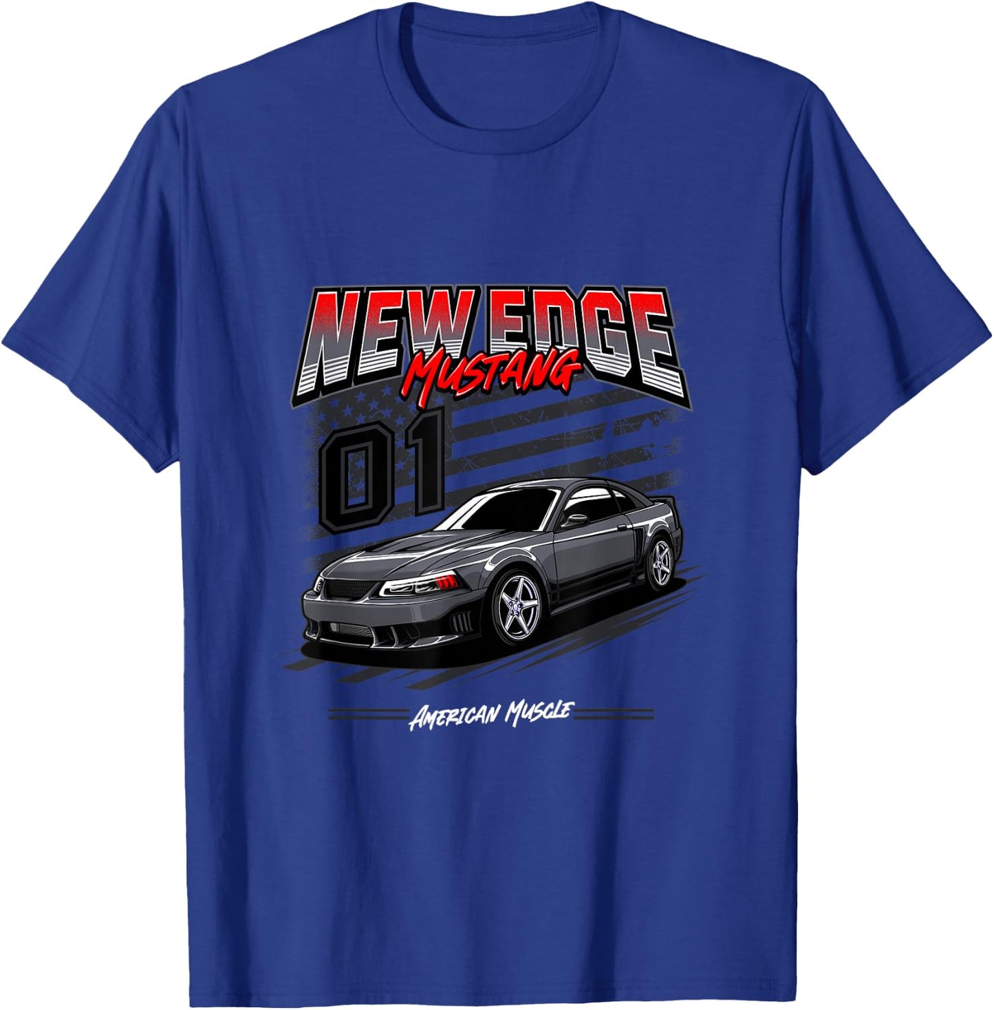 American Muscle Car New Edge Coupe 4.6 T-Shirt - T-Shirt | Royal