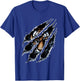 Fierce Tiger Eye Claw Silhouette Wild Cat Tigers T-Shirt - T-Shirt | Royal
