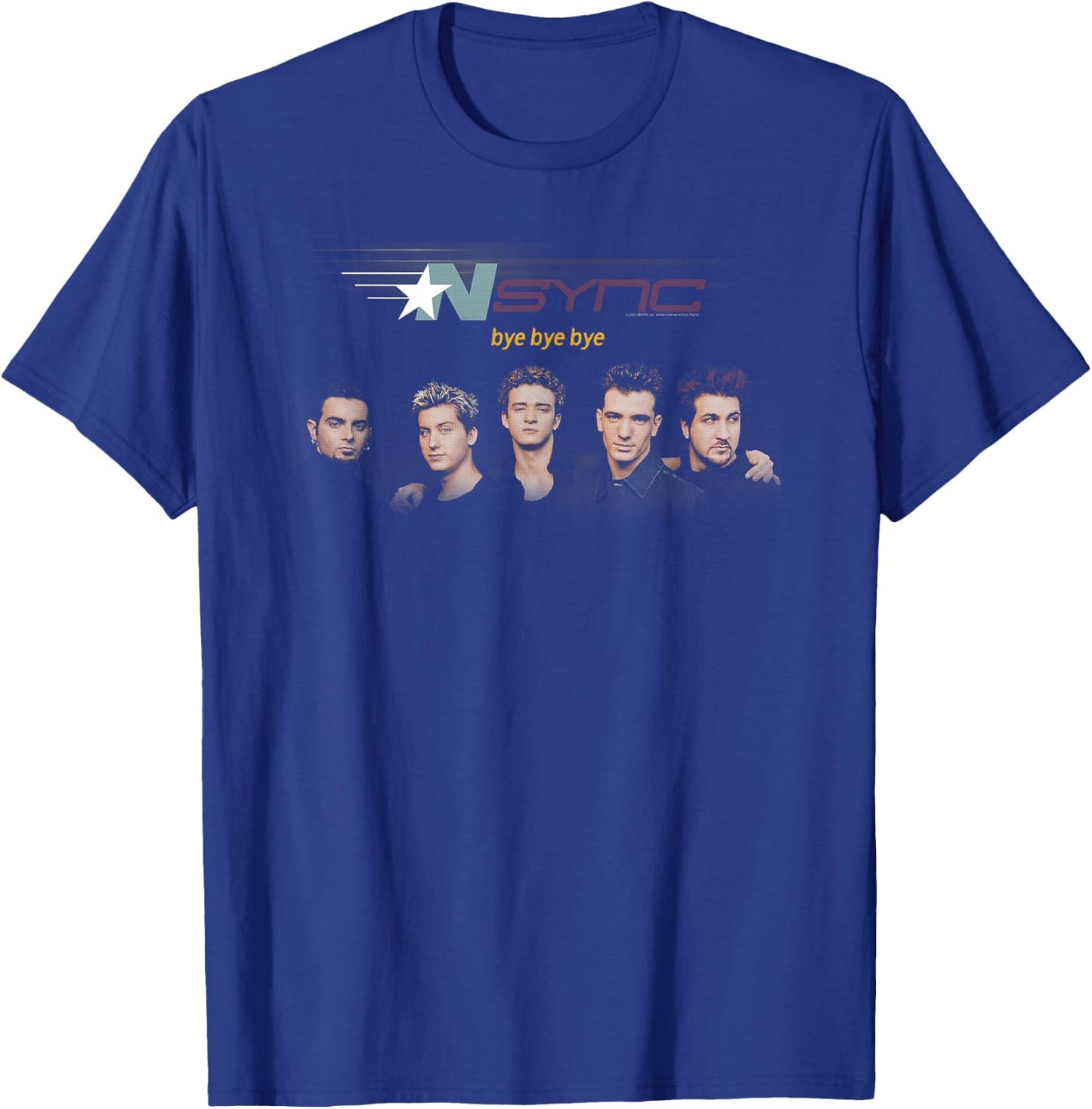 NSYNC Official Bye Bye Bye T-Shirt - T-Shirt | Royal