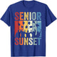 Last First Day senior Sunset Class of 2025 Back To School T-Shirt - T-Shirt | Royal
