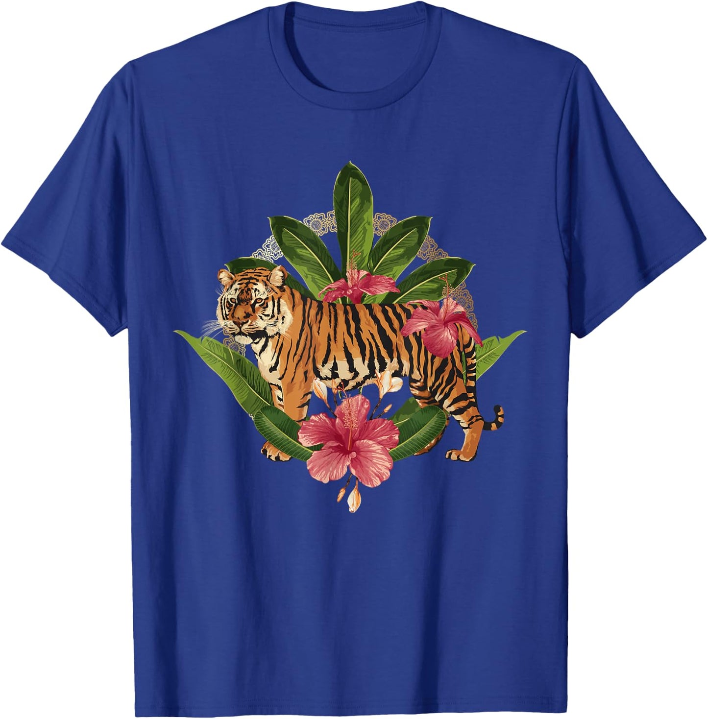 Wild Tiger T shirt, Wild Jungle Tiger Fashion Graphic Design T-Shirt - T-Shirt | Royal