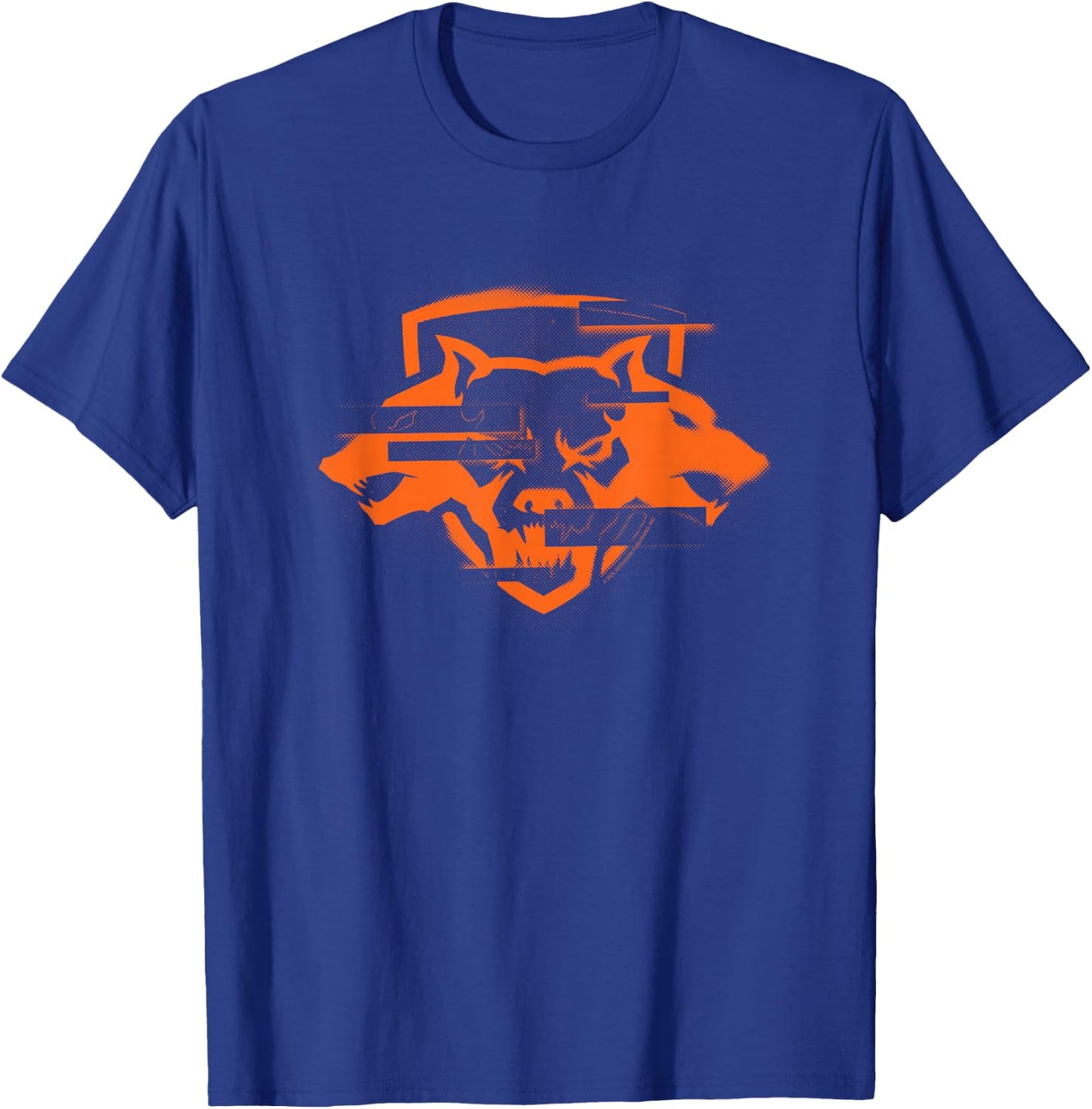 Call of Duty Black Ops 6 Cerberus Cover Up Logo T-Shirt - T-Shirt | Royal