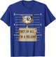 First Of All I'm A Delight Sarcastic Funny Cat Shirts Women T-Shirt - T-Shirt | Royal