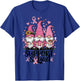 Gnome Support Squad Breast Cancer Awareness Pink Clothing T-Shirt - T-Shirt | Royal