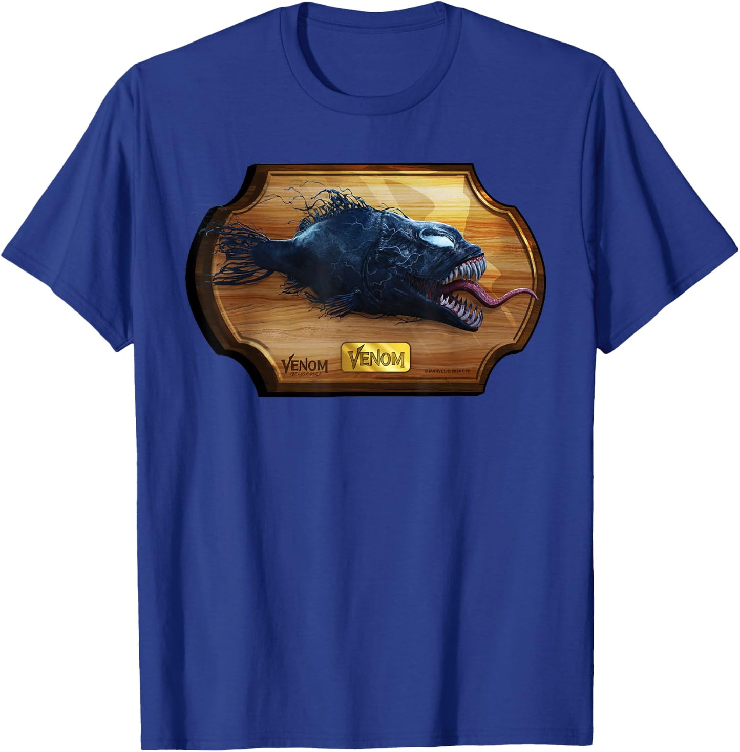 Marvel Venom: The Last Dance Mounted Wall Plaque Venom Fish T-Shirt - T-Shirt | Royal