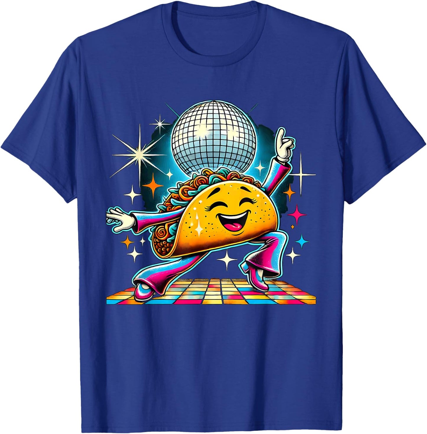 Aesthetic Taco Disco T-Shirt - T-Shirt | Royal