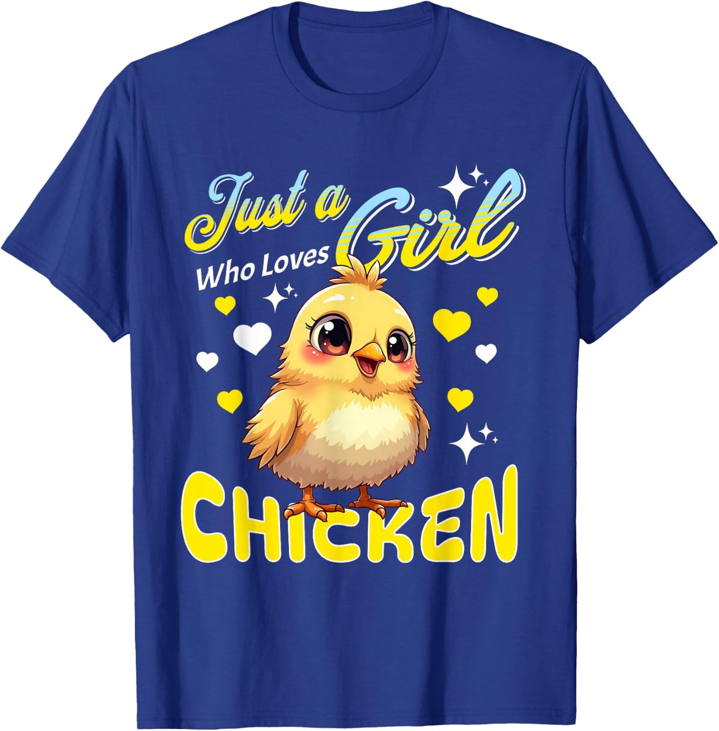 Just a Girl Who Loves Chicken Dress and Kids T-Shirt - T-Shirt | Royal