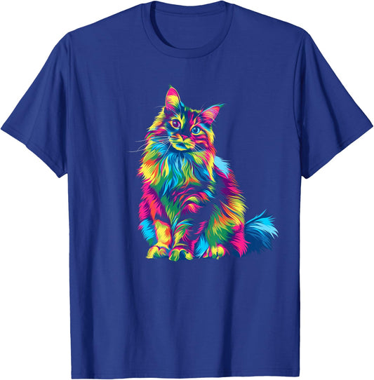 Ragdoll Cat Popart T-Shirt - T-Shirt | Royal