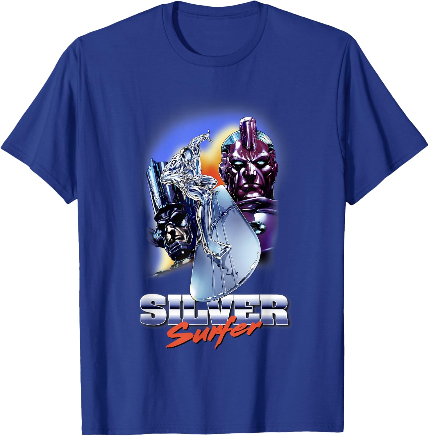 Marvel Comics Silver Surfer Power Cosmic T-Shirt - T-Shirt | Royal