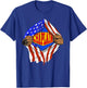 Funny Super Chaplain Hero Job T-Shirt - T-Shirt | Royal