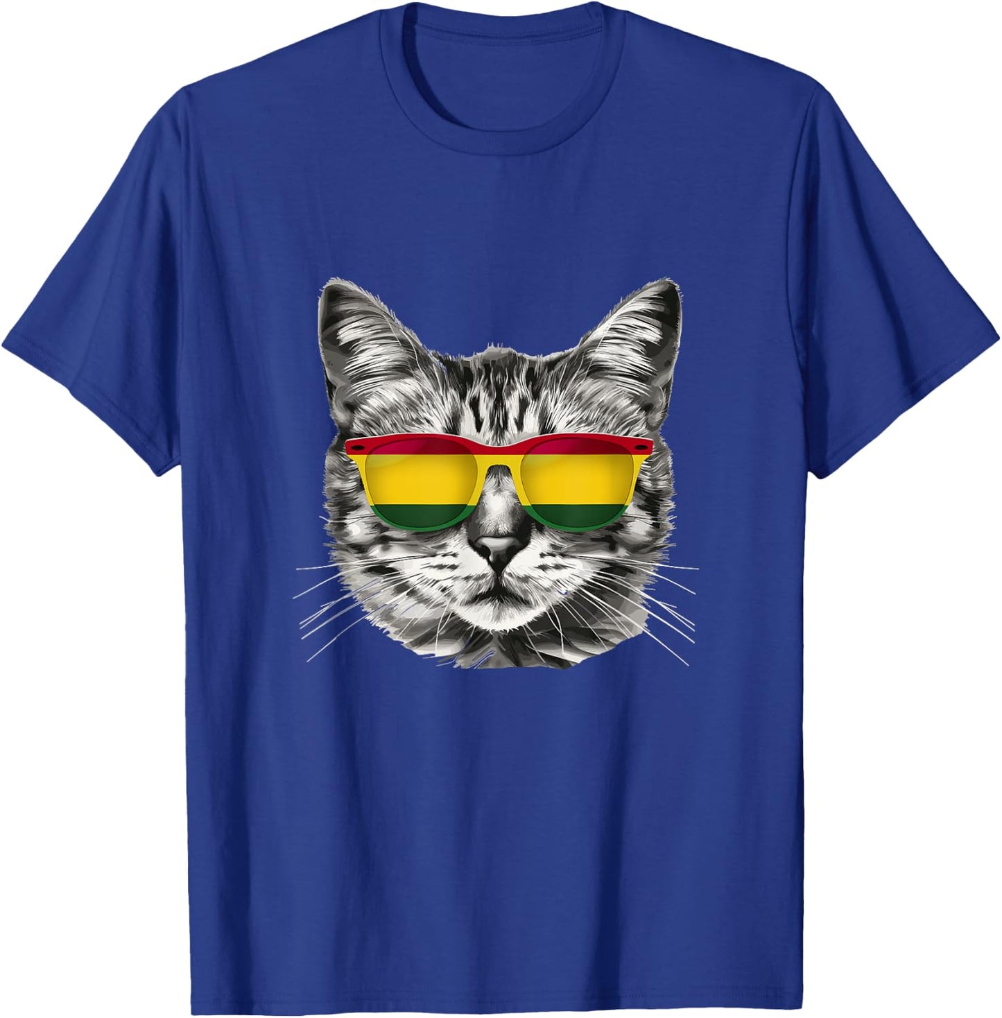 Bolivian Flag Cat Owner Souvenirs Products Kitten Bolivia T-Shirt - T-Shirt | Royal