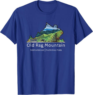 Old Rag Mountain Shenandoah National Park VA T-Shirt - T-Shirt | Royal