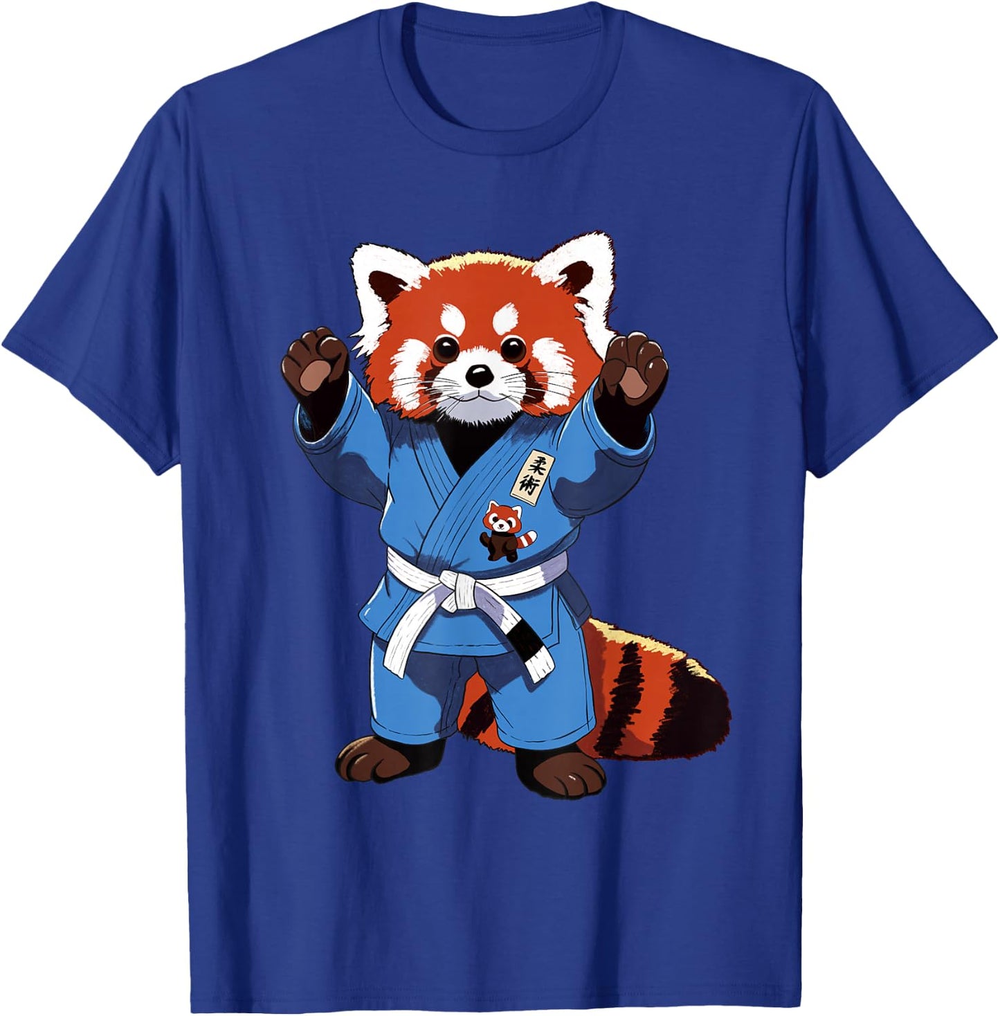 BJJ Jiu Jitsu - The Cute red panda is ready for battle T-Shirt - T-Shirt | Royal