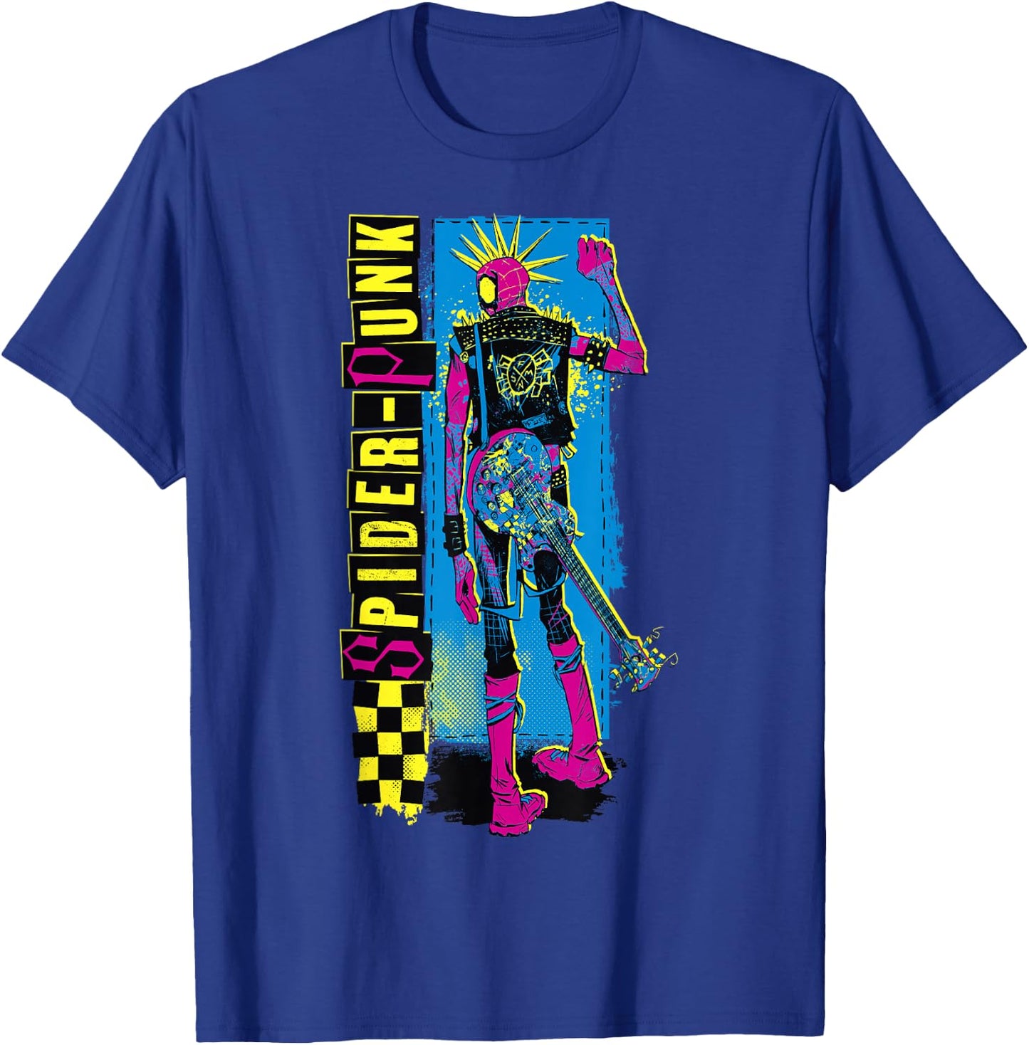 Marvel Spider-Man Across The Spider-Verse Part 1 Spider-Punk T-Shirt - T-Shirt | Royal