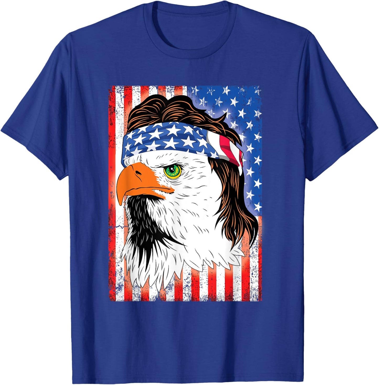 4th of July eagle costume shirt men women kids outfit T-Shirt - T-Shirt | Royal