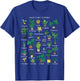 Plant Alphabet Gardener Gardening Plant Lover Women Men T-Shirt - T-Shirt | Royal