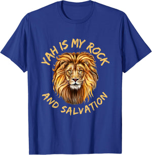 Yah Is My Rock And Salvation Hebrew Israelite T-Shirt - T-Shirt | Royal