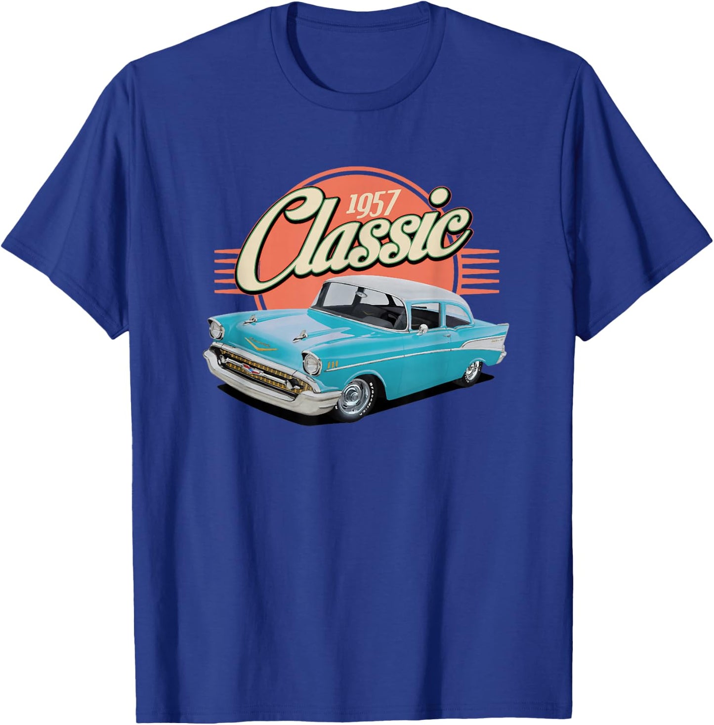 1957 57 Chevys Truck T-Shirt - T-Shirt | Royal