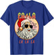 Rockstar Santa Clause Holiday Jingle Bell Rock and Roll T-Shirt - T-Shirt | Royal