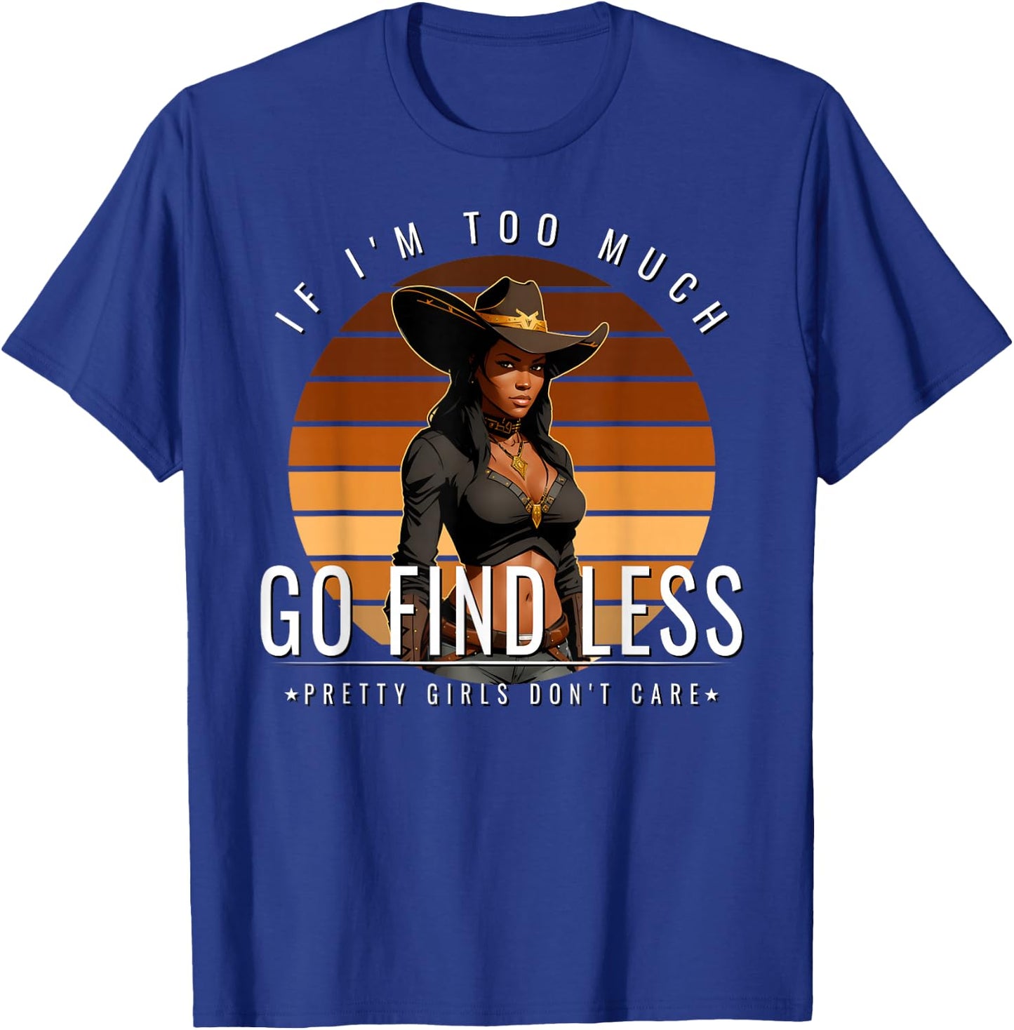 Black Rodeo Queen - African American Western Tribute T-Shirt - T-Shirt | Royal