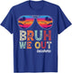 BRUH WE OUT Summer Vacation Retro End Of School Year Teacher Women Girls Kids T-Shirt - T-Shirt | Royal