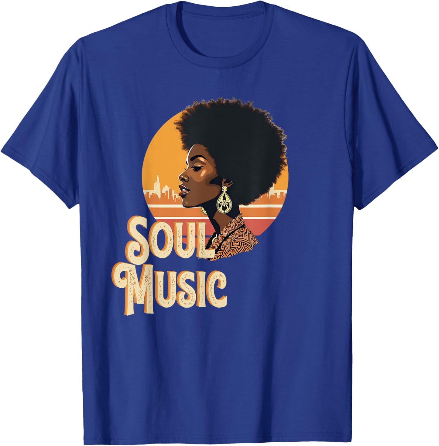 I Love 70's 80's Funk Soul Music T-Shirt - T-Shirt | Royal
