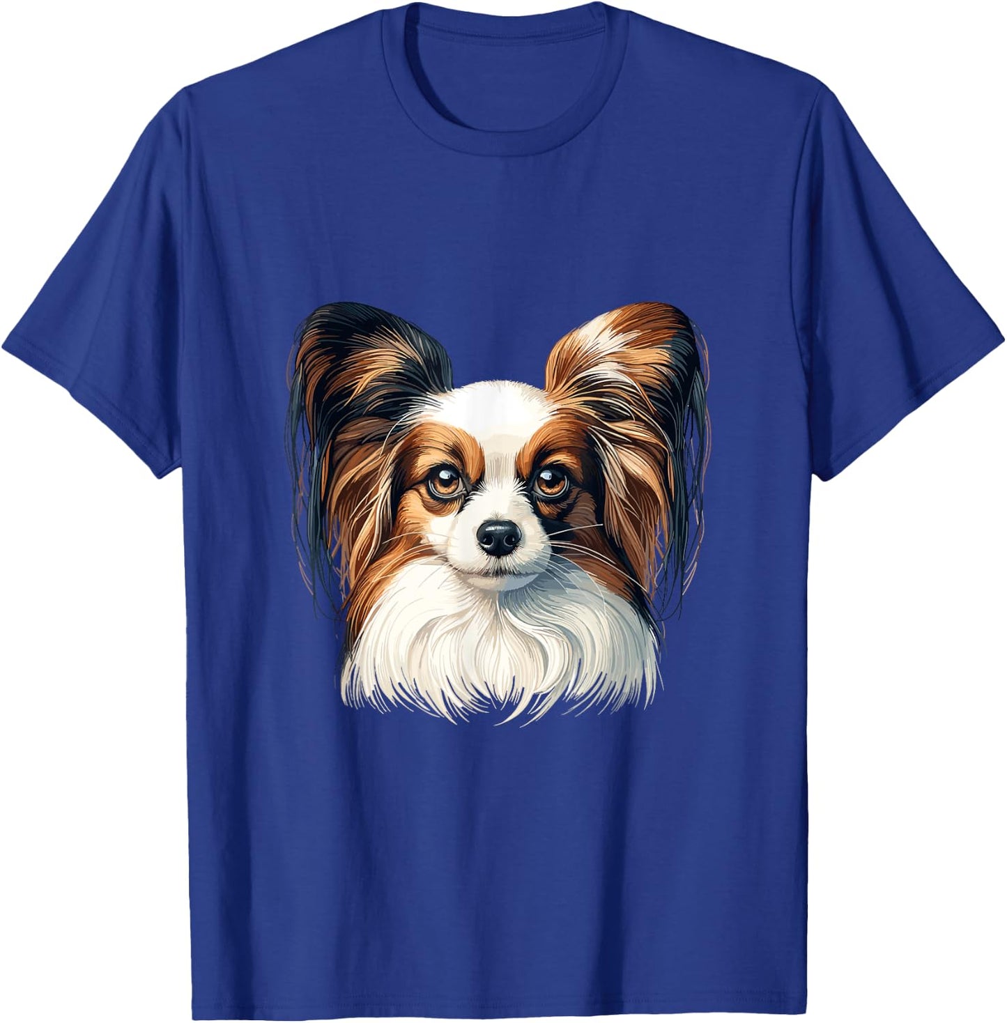 Dog Face - Papillon Women Girls Kids T-Shirt - T-Shirt | Royal