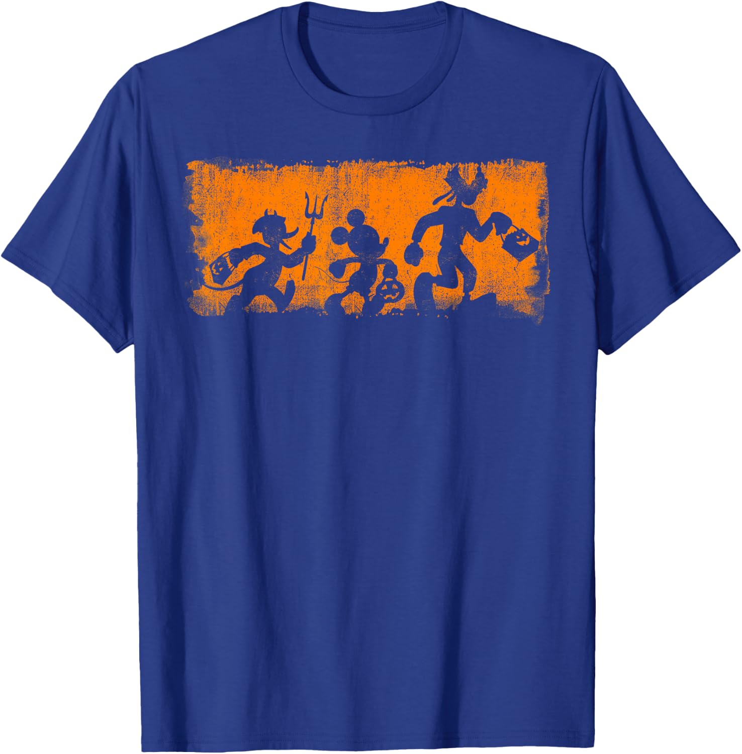 Goofy, Mickey, & Donald Spooky Halloween Shadows T-Shirt - T-Shirt | Royal