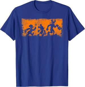 Goofy, Mickey, & Donald Spooky Halloween Shadows T-Shirt - T-Shirt | Royal