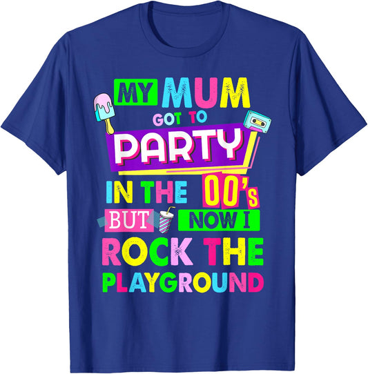 00s Outfit Idea For Kids & Novelty Kids 2000s 00s Themed T-Shirt - T-Shirt | Royal
