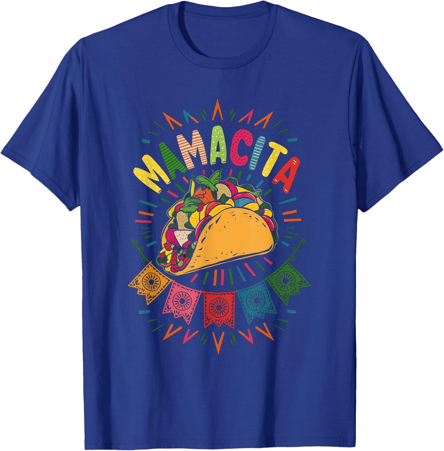 Mamacita Fiesta - Taco Lover Cinco De Mayo Celebration T-Shirt - T-Shirt | Royal