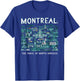 Montreal Quebec Canadian Travel Vacation I Love Canada T-Shirt - T-Shirt | Royal