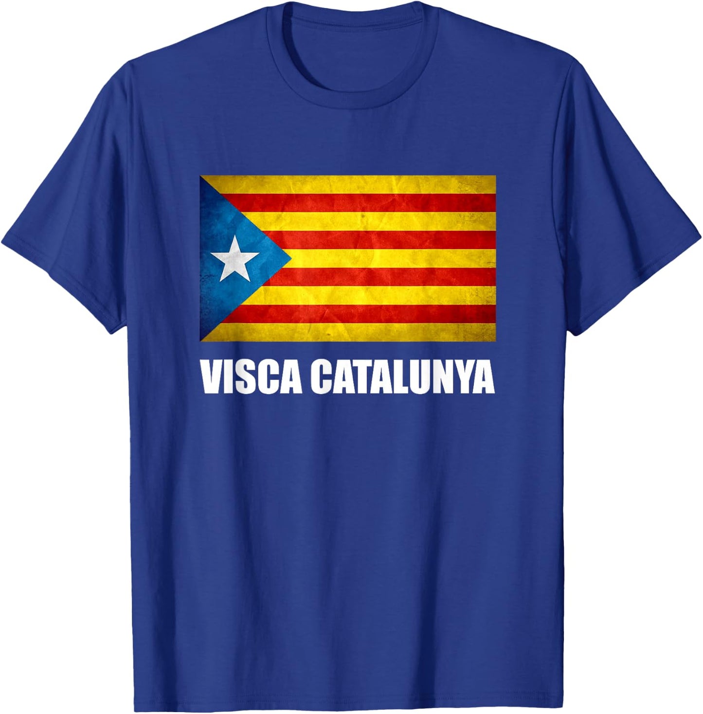 Catalonia Catalunya Catalan Flag T-Shirt - T-Shirt | Royal