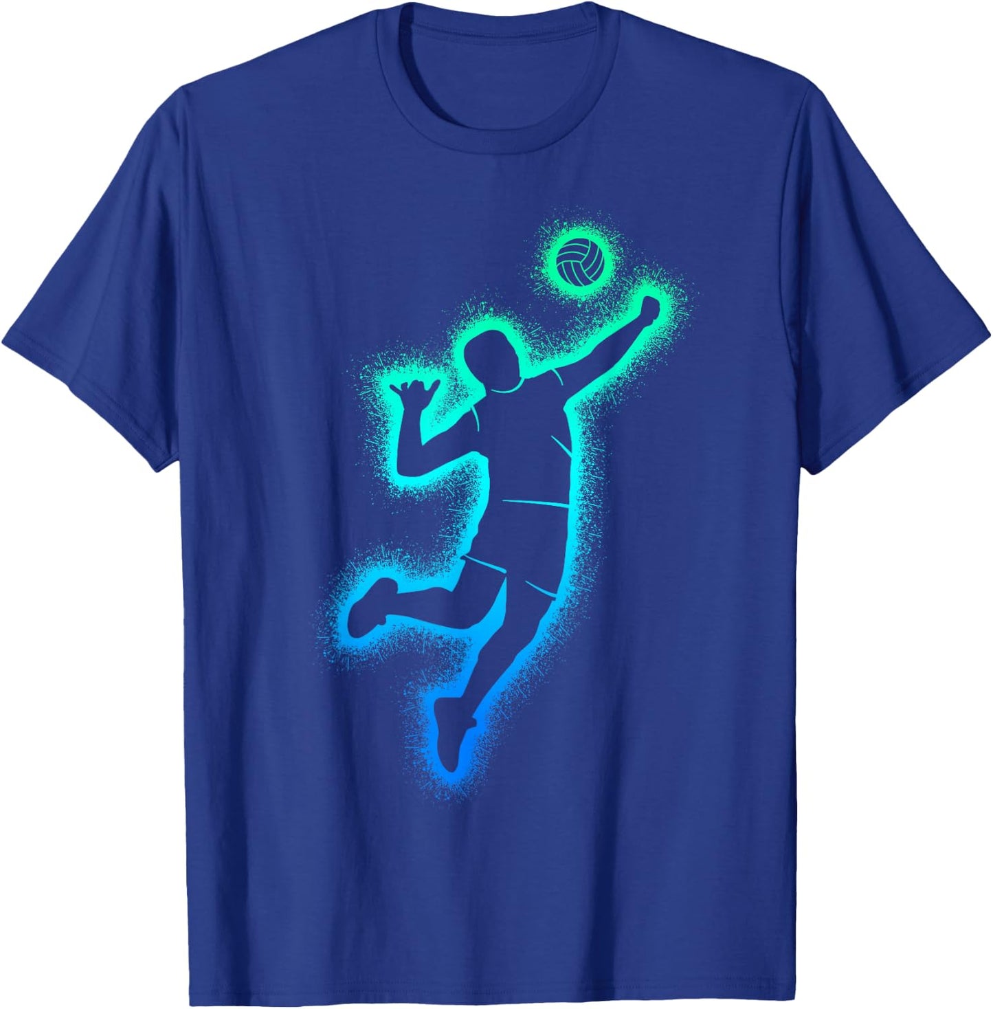 Volleyball Players Team Men Boys Volleyball T-Shirt - T-Shirt | Royal