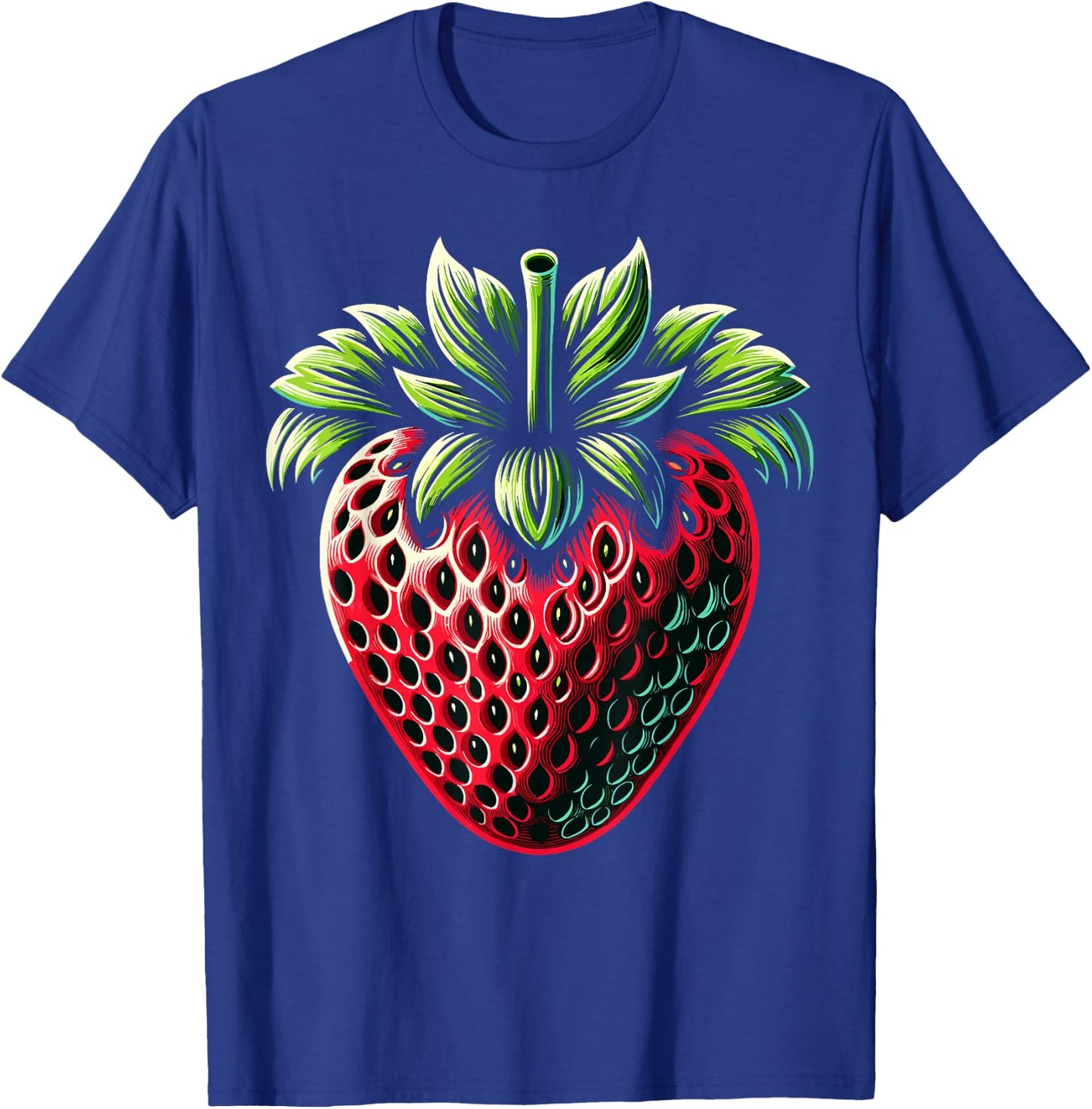 Strawberry Fruit Vintage Strawberry Lovers T-Shirt - T-Shirt | Royal
