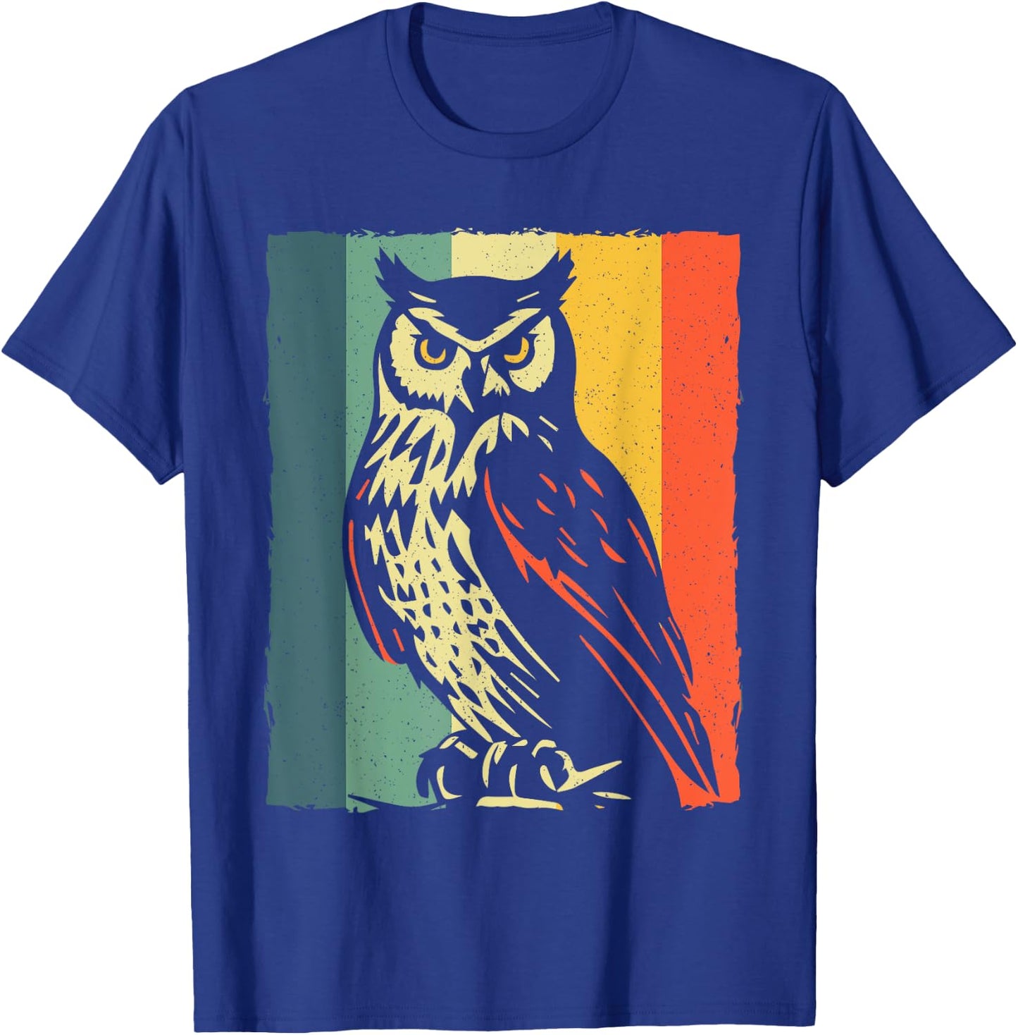 Funny Owls Design Women Kids Animal Lover Night Owl T-Shirt - T-Shirt | Royal