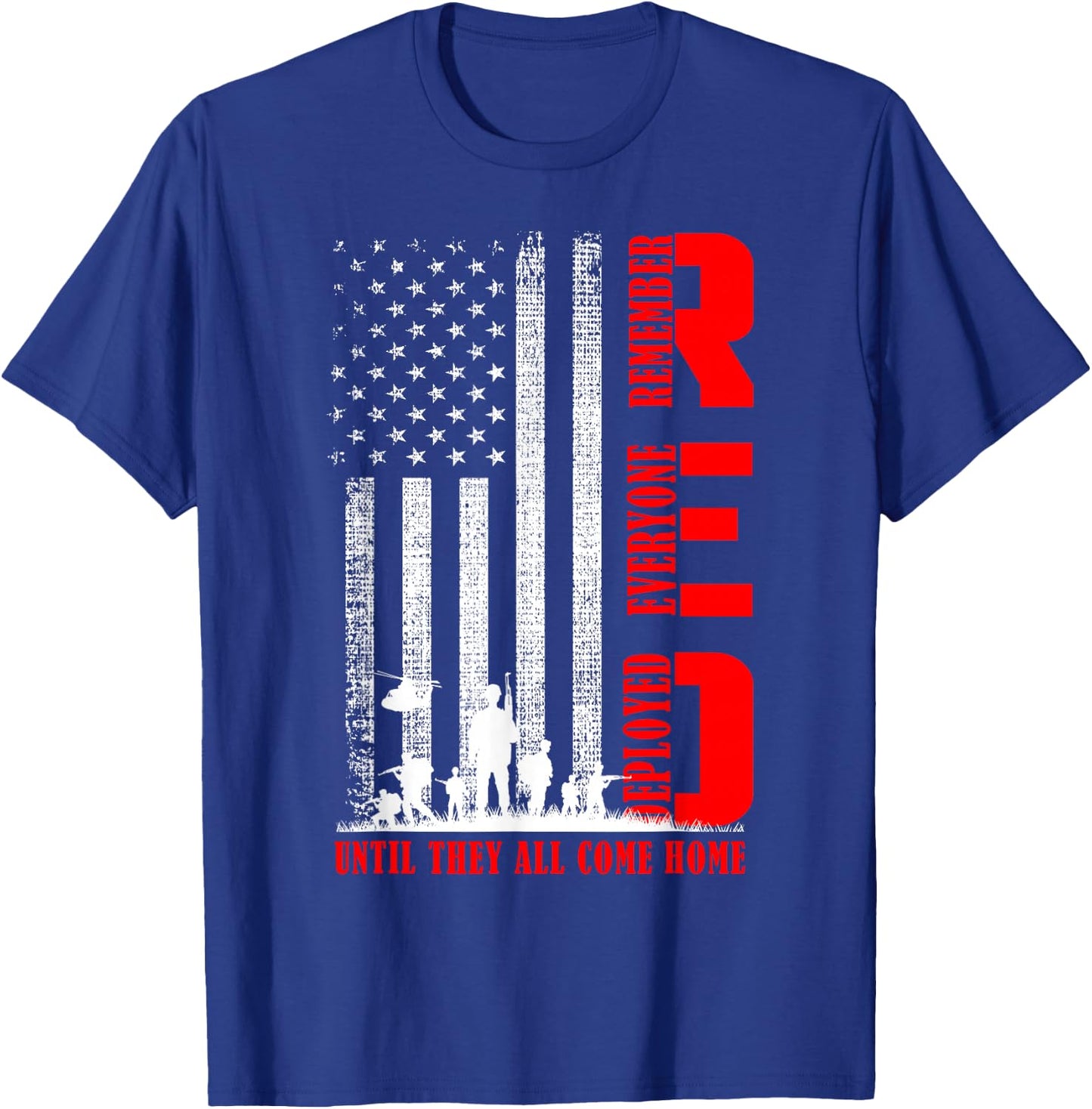 RED Friday Military US Army Remember erveryone deployed T-Shirt - T-Shirt | Royal