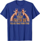 Faith Over Fear Christian Giraffe Gifts Women Kid T-Shirt - T-Shirt | Royal