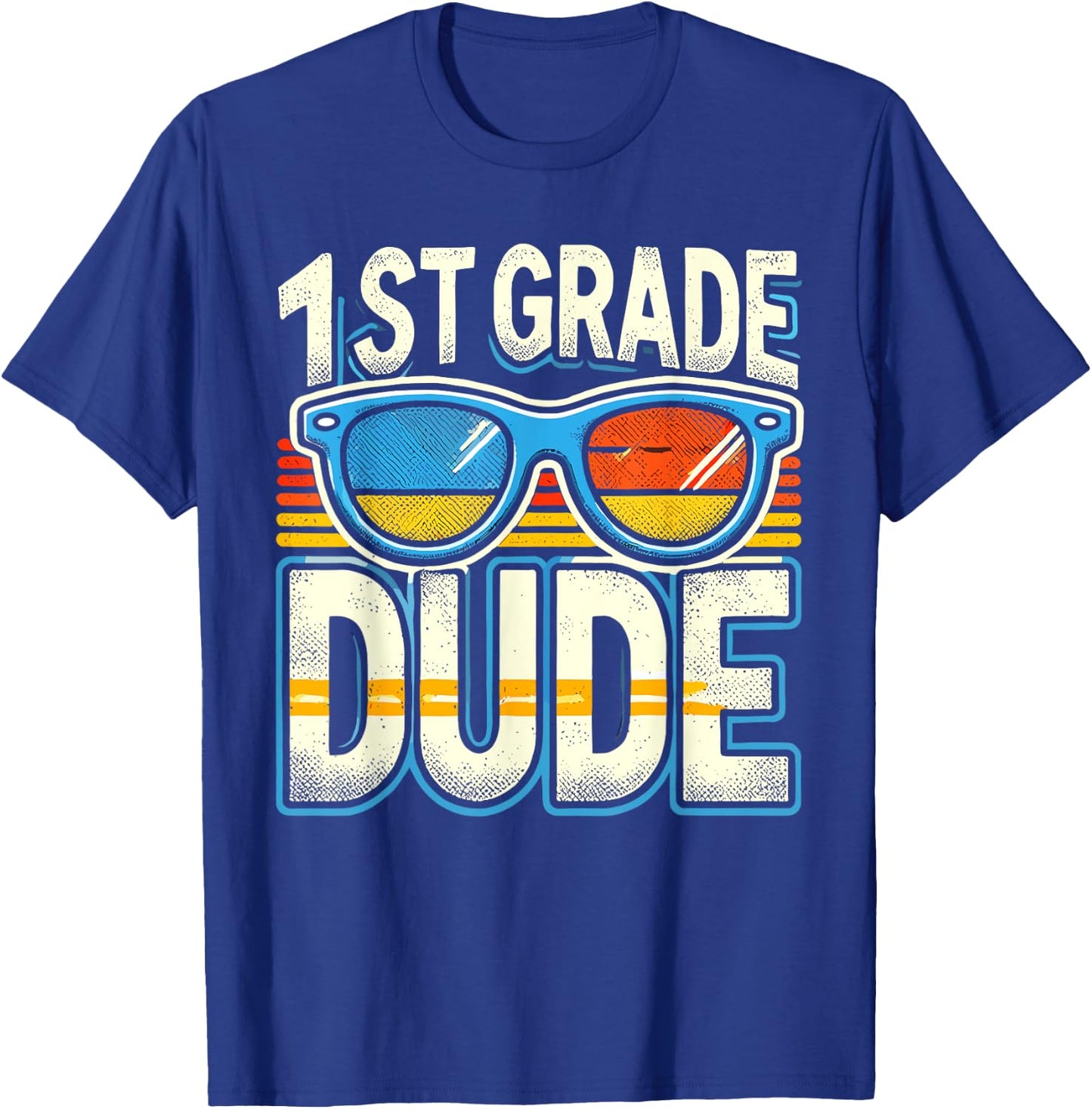 1st Grade Dude Back To School First Grade Student T-Shirt - T-Shirt | Royal