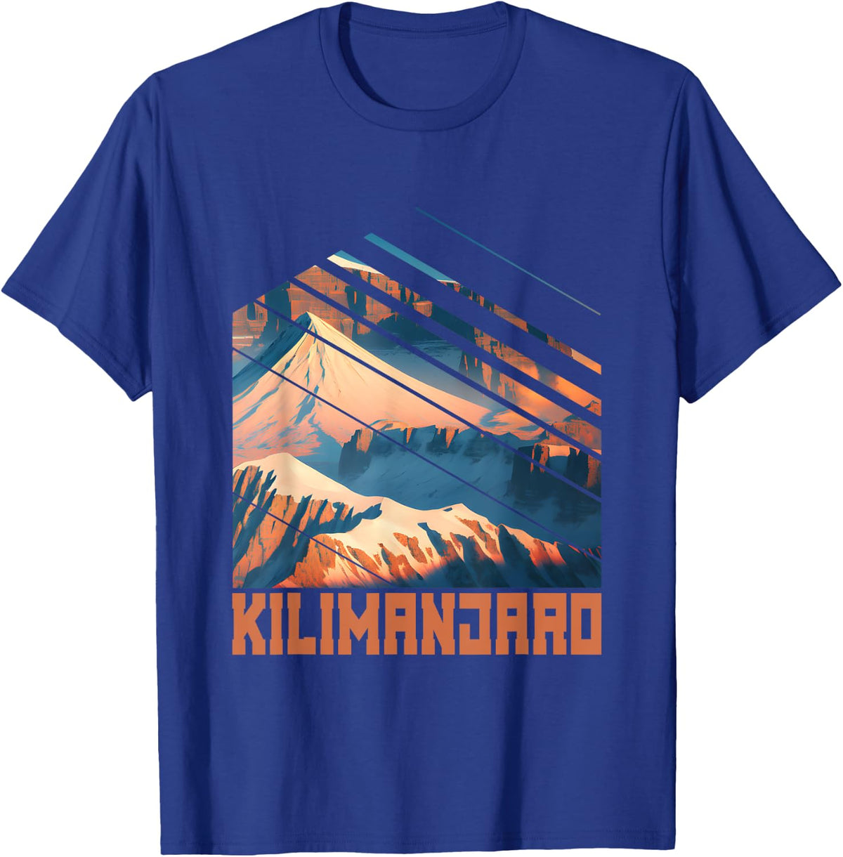 Kilimanjaro Nature Outdoor T-Shirt - T-Shirt | Royal